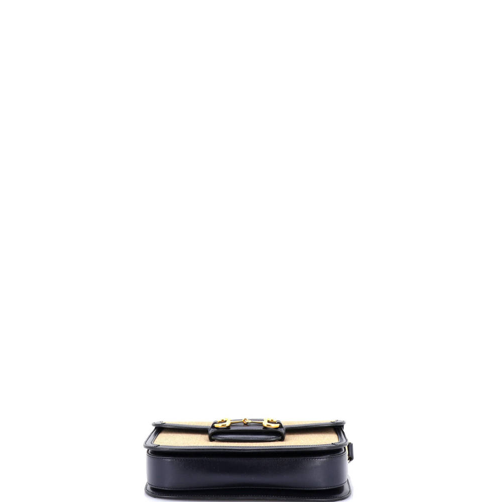 Gucci Small Horsebit 1955 Shoulder Bag Canvas and Leather - Picture 4 of 5